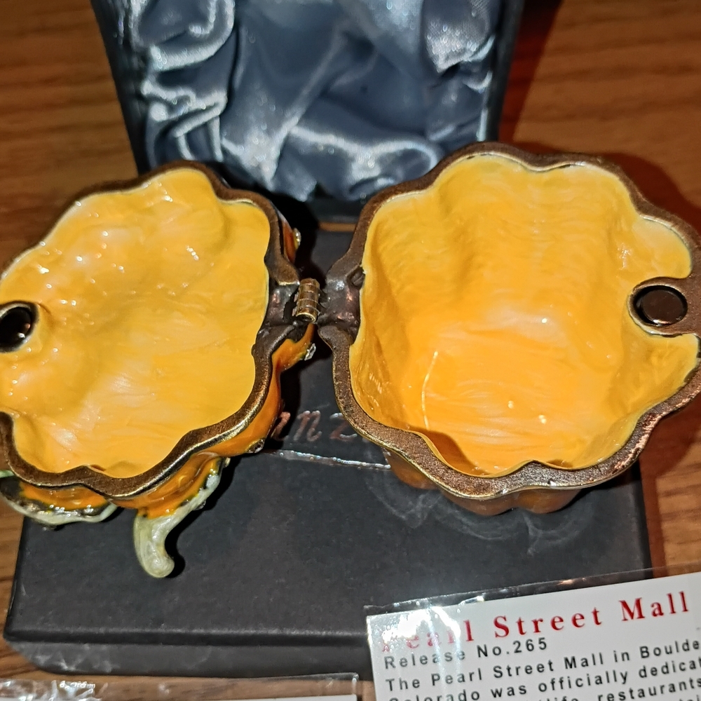 Zanzibar Pumpkin Trinket Box - Picture 3 of 3